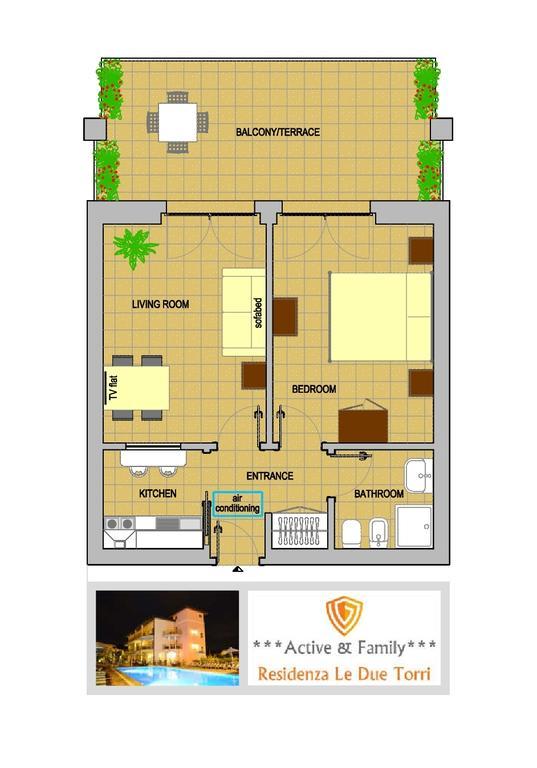 Aparthotel Residenza Le Due Torri Riva del Garda Exterior foto